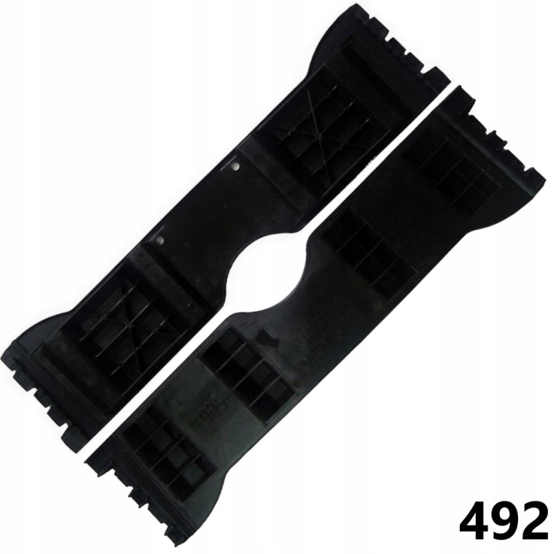 Corrugating plate, sliding roof connector sesam 492 500 plastic joint