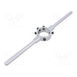 1 pcs x Vu00d6LKEL - 15006 - Diestock, cast zinc, Grip capac: G 1/4',Mf12-Mf15, L: 315mm