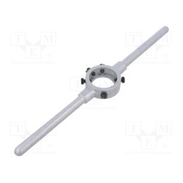 1 pcs x Vu00d6LKEL - 15007 - Diestock, cast zinc, Grip capac: BSW 1/2'-9/16',M12-M14, L: 315mm