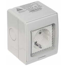 230v surface-mounted outdoor socket, IP55
