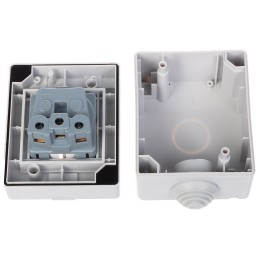 230v surface-mounted outdoor socket, IP55