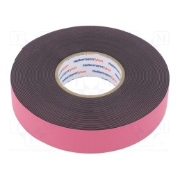 1 rol x HELLERMANNTYTON - 711-10200 HELATAPE POWER600 - Tape: self-amalgamating, black, 19mm, L: 6.7m, Thk: 760um, -40÷80°C