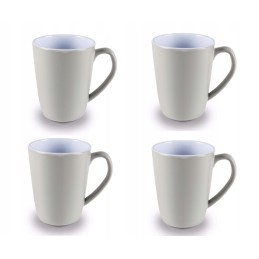 Kampa Heritage Seraph Gray mugs, 4 pcs, 100 melamine