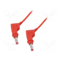 1 pcs x STu00c4UBLI - 66.9407-15022 - Connection cable, 32A, banana plug 4mm,both sides, Len: 1.5m, red