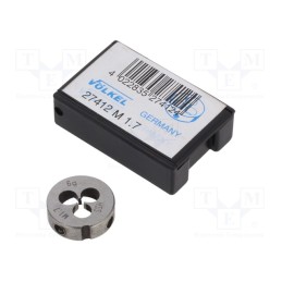 1 pcs x Vu00d6LKEL - 27412 - Threading die, high speed steel stal szybkotnąca HSS, M1,7