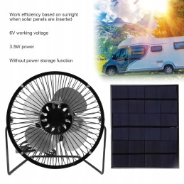 Mini solar fan 6v 3 5w usb powered