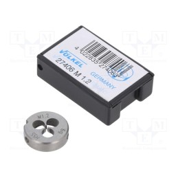 1 pcs x Vu00d6LKEL - 27406 - Threading die, high speed steel stal szybkotnąca HSS, M1,2