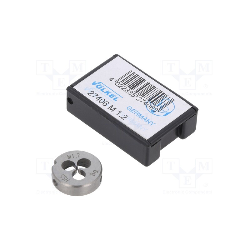 1 pcs x Vu00d6LKEL - 27406 - Threading die, high speed steel stal szybkotnąca HSS, M1,2