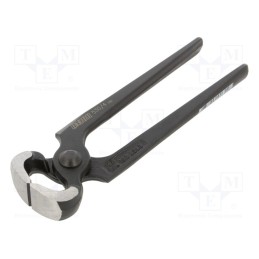 1 pcs x UNIOR - 601342 - Carpenters pincers, end,cutting, phosphate head,forged,cure