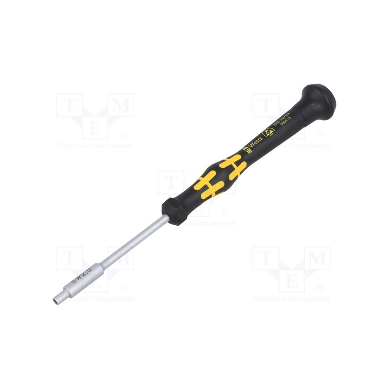 1 pcs x WERA - 5030413001 - Screwdriver, 6-angles socket, precision, ESD, Blade length: 60mm