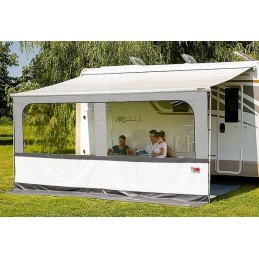 Front wall with window for the Blocker Pro 400 Fiamma awning