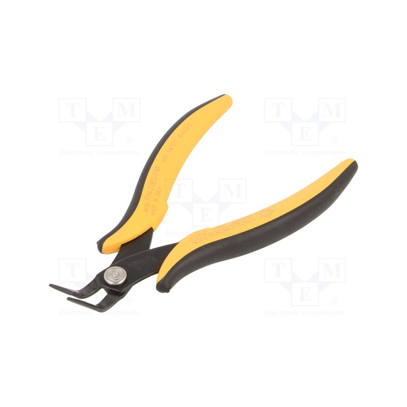 1 pcs x PIERGIACOMI - PN 2002 PM - Pliers, curved,smooth gripping surfaces,flat, 147mm