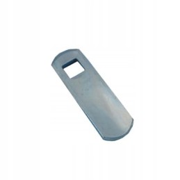 Straight lock bolt for locker flap, tongue lock