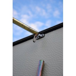 Fixing the vestibule tubes of the frame, eyelet holder, 3 pcs