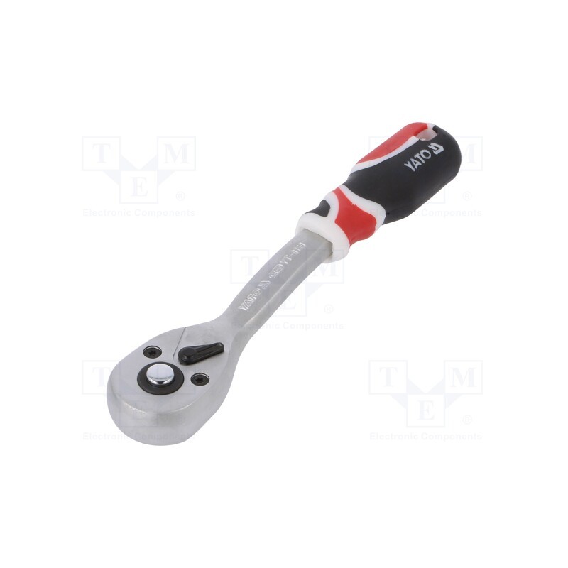 1 pcs x YATO - YT-0730 - Rattle, 1/4', 155mm, Teeth: 72