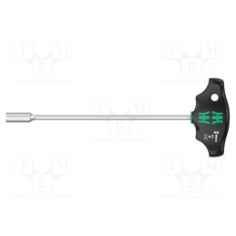 1 pcs x WERA - 5023384001 - Screwdriver, 6-angles socket, Blade length: 230mm