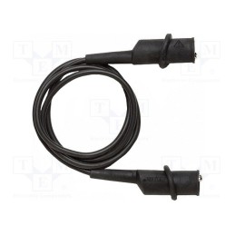 1 pcs x POMONA - 6576-24-0 POMONA - Test lead, 10A, both sides,aligator clip, Urated: 1000V, Len: 0.6m