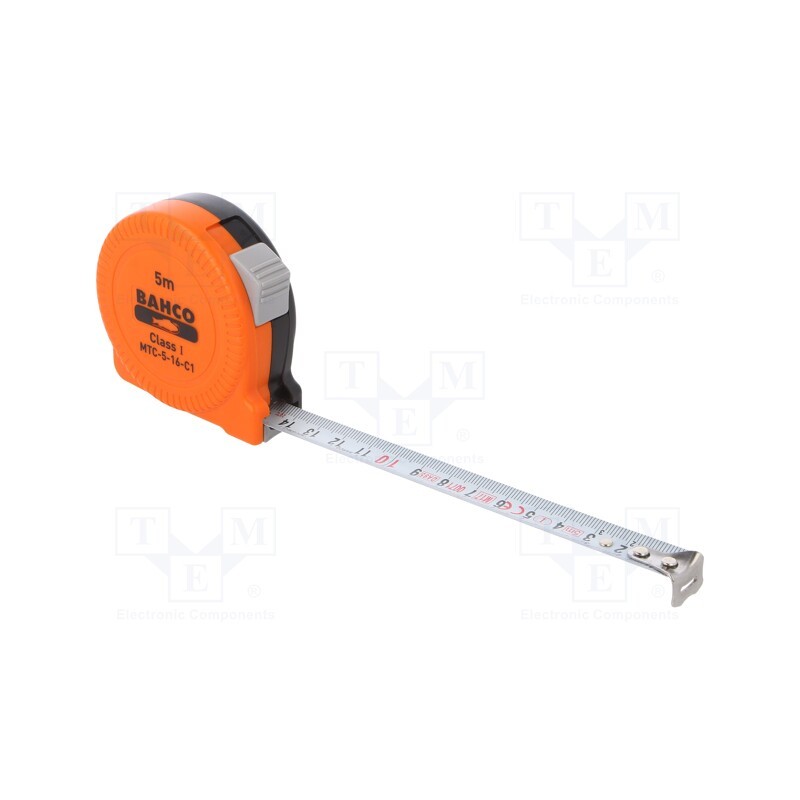 1 pcs x BAHCO - MTC-5-16-C1 - Measuring tape, L: 5m