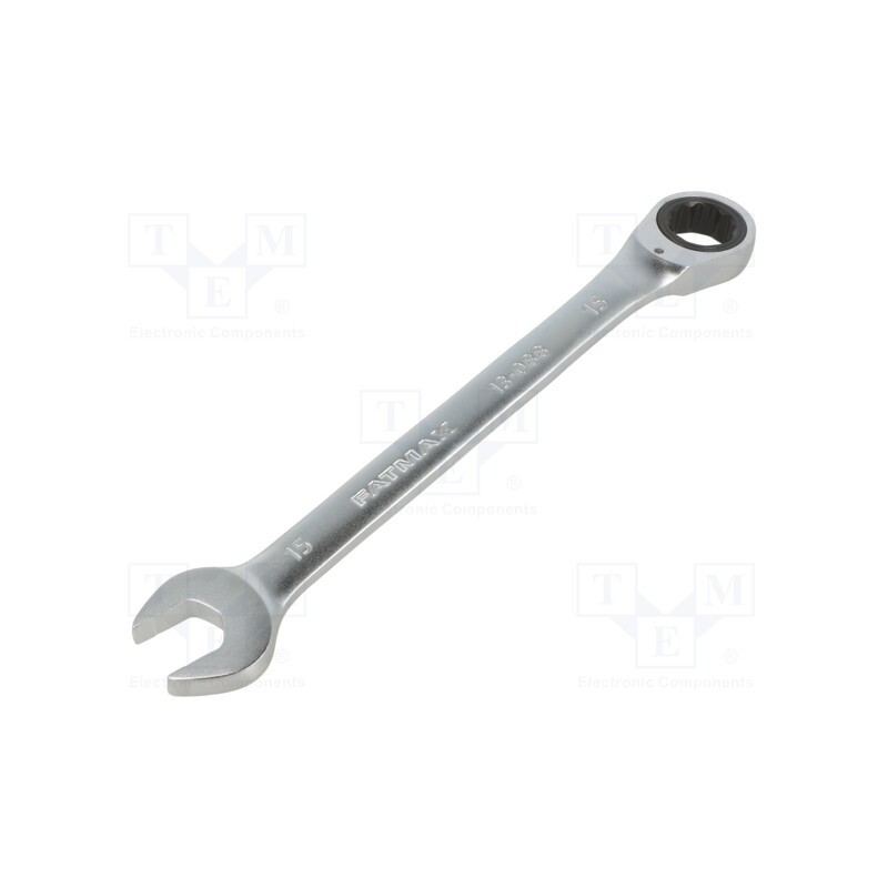 1 pcs x STANLEY - FMMT13088-0 - Wrench, combination spanner,with ratchet, 15mm, FATMAX®