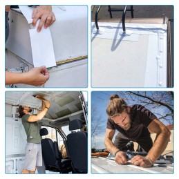 Butyl tape, foil for camper trailers