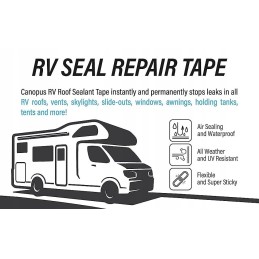 Butyl tape, foil for camper trailers
