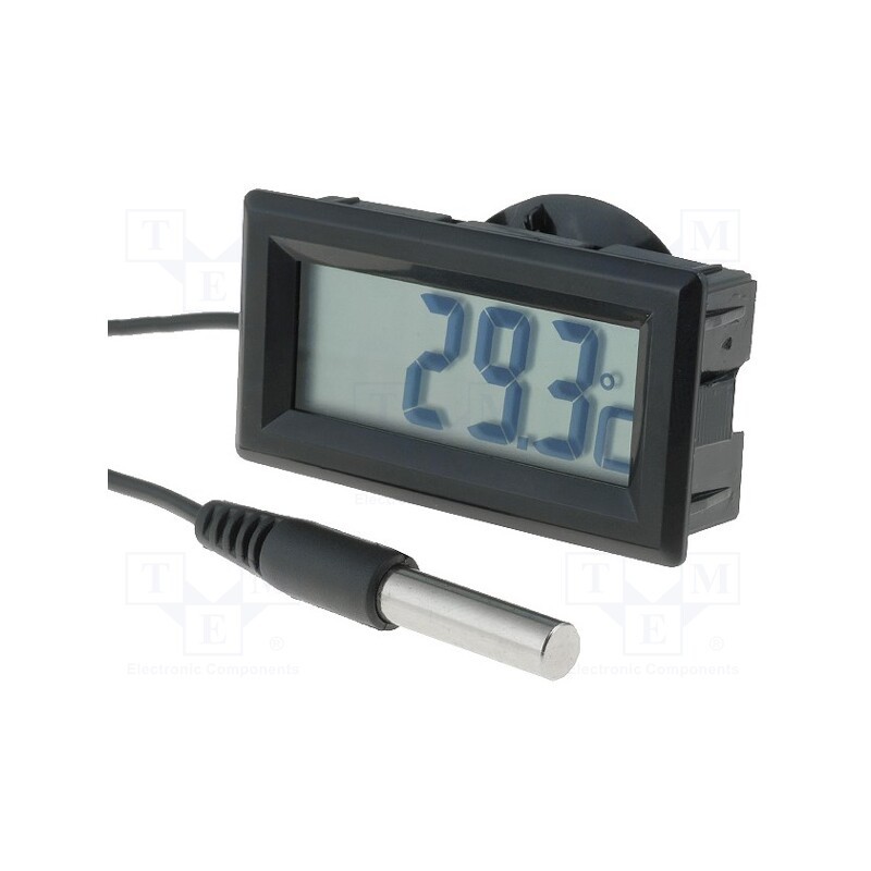 1 pcs x AXIOMET - MOD-TEMP102B - Meter: temperature, digital,mounting, on panel, LCD, -50÷70°C