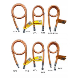 Gas hose gok rvs 8 x rst 8 truma duocontrol 40cm