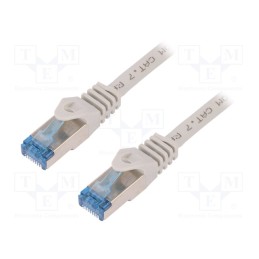 1 pcs x LOGILINK - CQ4042S - Patch cord, S/FTP, 6a, stranded, Cu, LSZH, grey, 1.5m, 26AWG