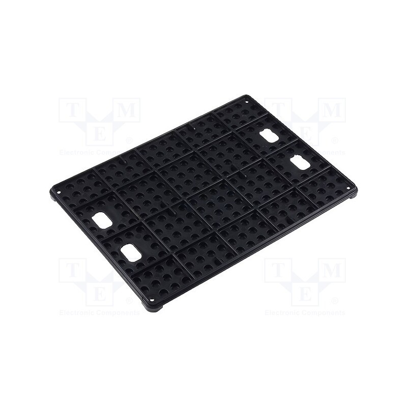 1 pcs x EUROSTAT GROUP - 25-304-0006 - Conductive PCB rack, ESD, 357x257x14mm, black