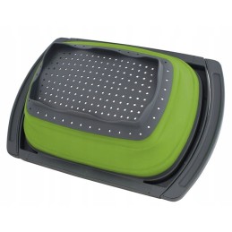 Folding colander, eurotrail tourist strainer