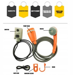 Portable shower, tourist shower, camping 3