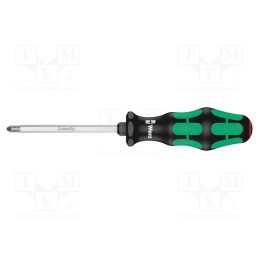 1 pcs x WERA - 5008752001 - Screwdriver, Phillips, PH2, Blade length: 100mm