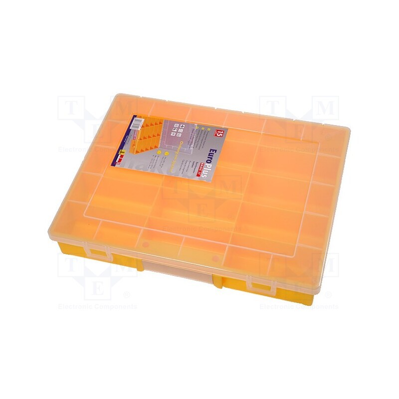 1 pcs x ALLIT AG - 457240 - Container: collective, with partitions, polypropylene, yellow