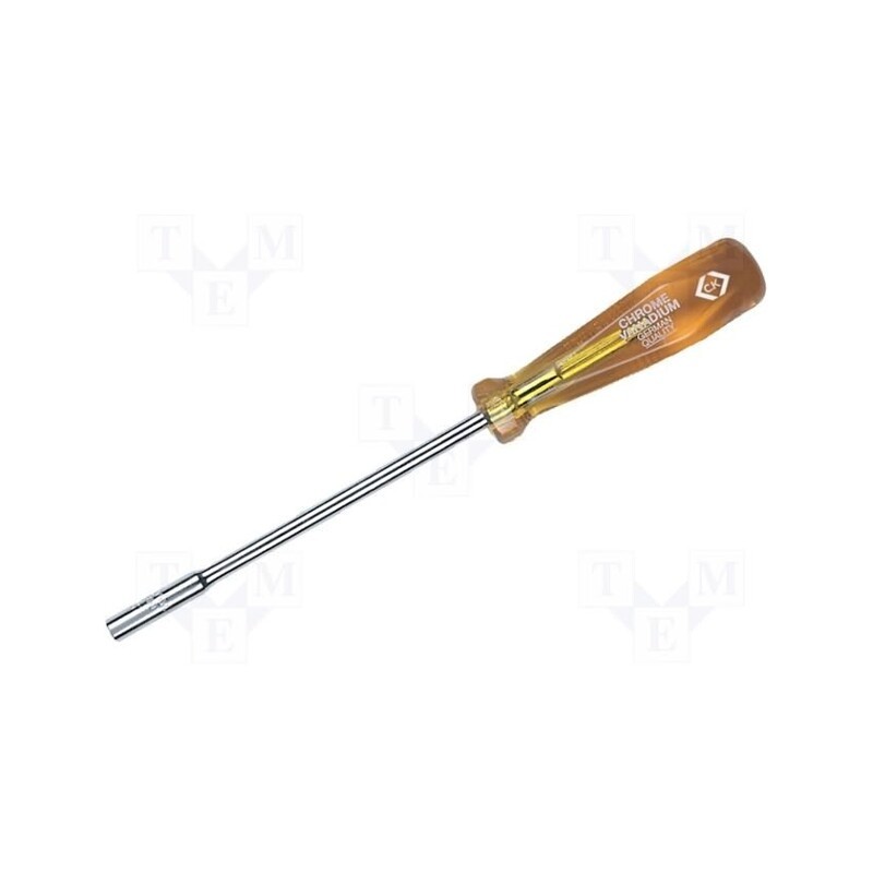 1 pcs x C.K - T4334M 13 - Screwdriver, 6-angles socket, HD Classic, Blade length: 130mm
