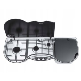 Sink, three-burner cooker, right, Thetford 353