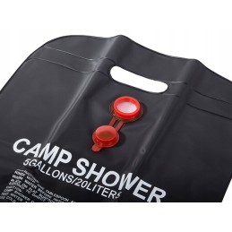 Camping solar tourist shower 20l