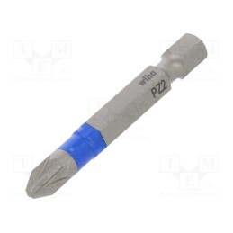 1 set x WIHA - 41641 - Screwdriver bit, Pozidriv®, PZ2, Overall len: 50mm, 5pcs, T