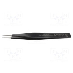 1 pcs x BERNSTEIN - 5-878-13 - Tweezers, Blade tip shape: sharp, Tweezers len: 130mm, ESD
