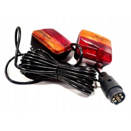 Trailer trailer rear lamp 12v, 7-5m cable with bulbs, set