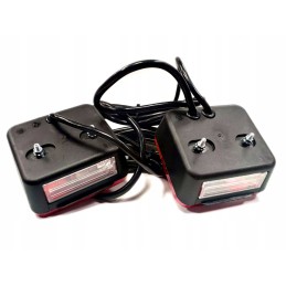 Trailer trailer rear lamp 12v, 7-5m cable with bulbs, set