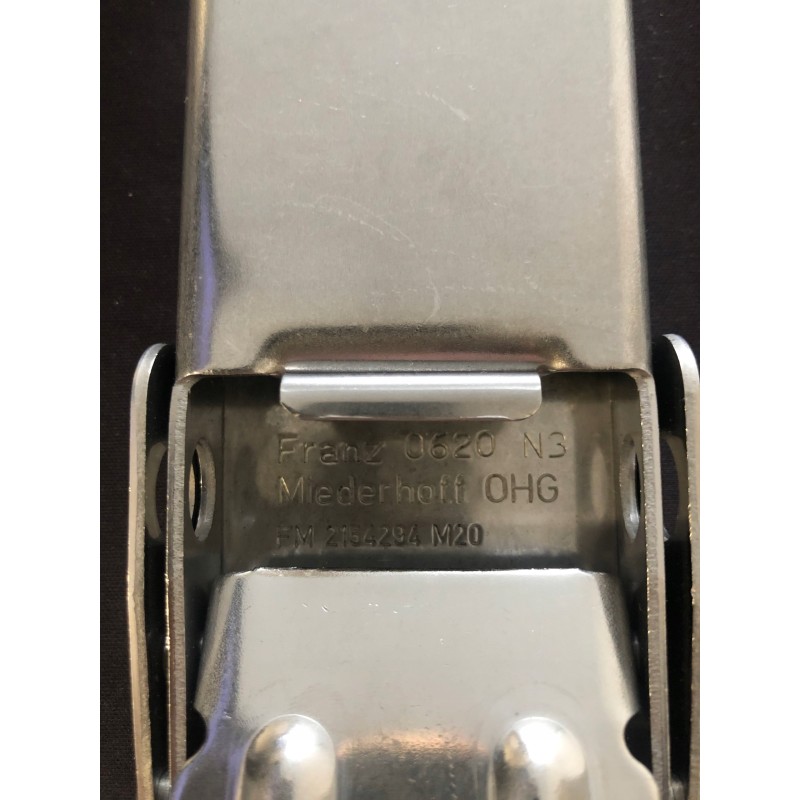 Stainless steel Miederhoff tarpaulin buckle