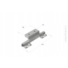 Aluminum hinge for Bawer boxes