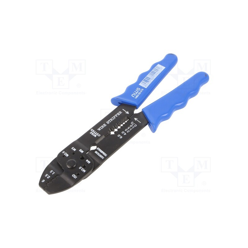 1 pcs x NWS - 1492-62-215 - Tool: multifunction wire stripper and crimp tool, 1.5÷6mm2