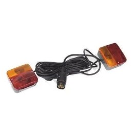 A set of screw-mounted tow truck trailer lamp lights
