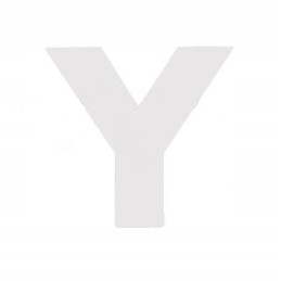Toyota sticker letter Y et 000530