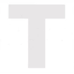 Toyota sticker letter t et 000531