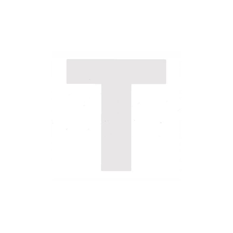 Toyota sticker letter t et 000531