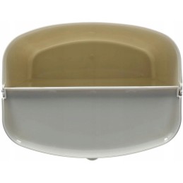 Brunner gray pillar waste bin