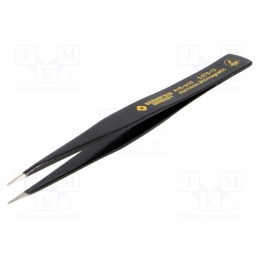 1 pcs x BERNSTEIN - 5-078-13 - Tweezers, non-magnetic, Blade tip shape: sharp, ESD, 16g