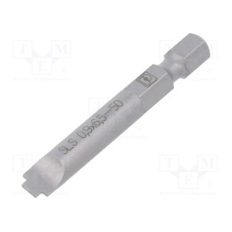 1 pcs x PHOENIX CONTACT - SF-BIT-SLS 0,9X6,5-50 - Screwdriver bit, slot, 6,5x0,9mm, Overall len: 50mm